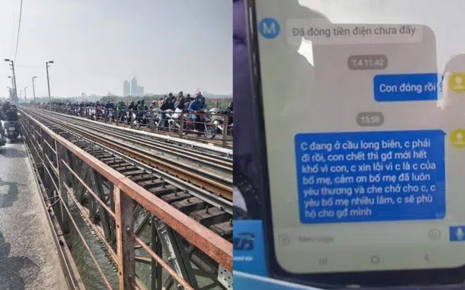 Gia đình sốc nặng khi con trai nhảy cầu Long Biên tự tử-1