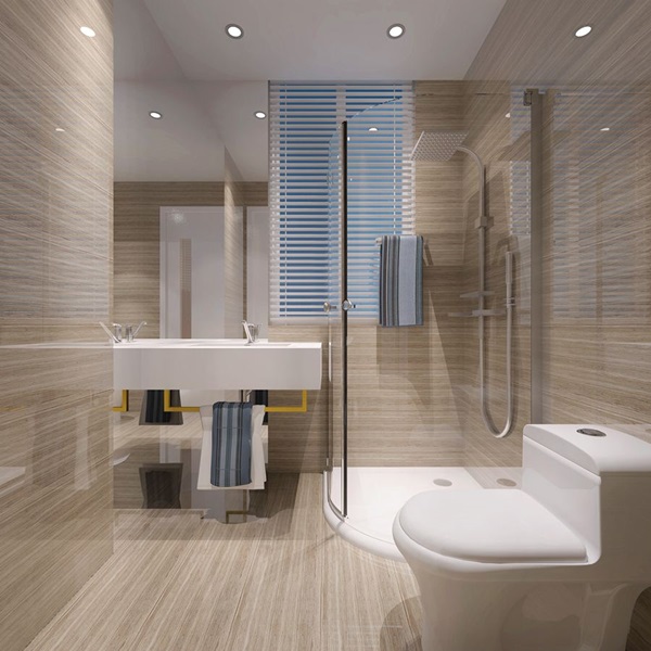 Phòng tắm trang trí theo cách này, không gian cực đẹp, sang chảnh chẳng thua kém khách sạn 5 sao-1