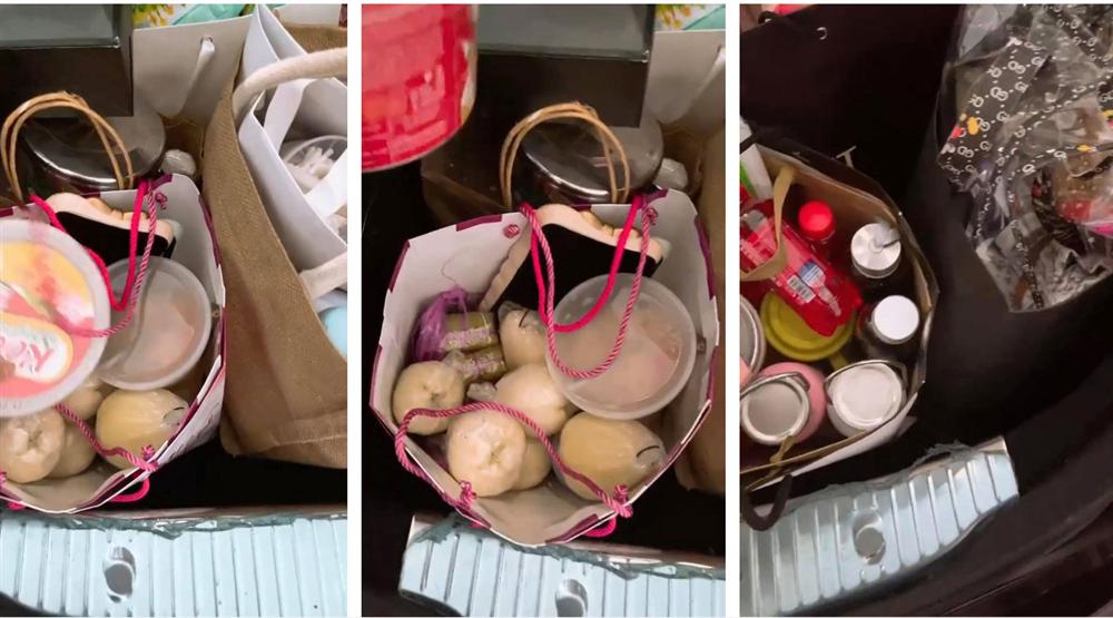 Trợ lý Thuý Kiều hé lộ cốp xe của Ngọc Trinh mỗi lần đi quay, choáng luôn vì trông như cái tạp hoá!-2