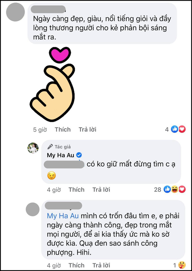 Âu Hà My ung dung đáp có không giữ mất đừng tìm khi được dân mạng khen đẹp và giàu cho kẻ phản bội sáng mắt-2