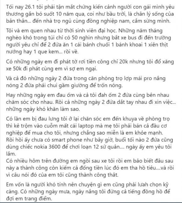 Yêu chiều người yêu hết mực, có tháng chi 20 triệu để tặng hoa, chàng trai khóc như đứa trẻ vì bị cắm sừng-1