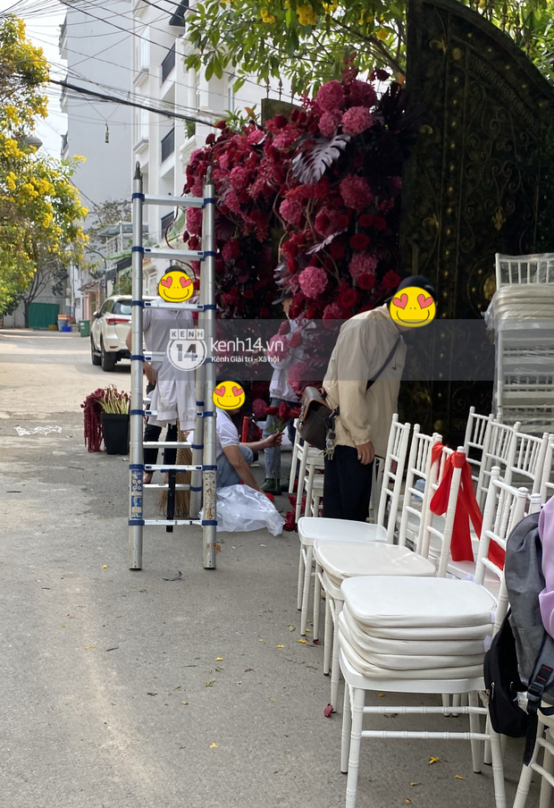 Đám cưới Phan Thành - Primmy Trương: Nhà gái dựng cổng hoa tươi hoành tráng trước biệt thự to đùng vật vã-5