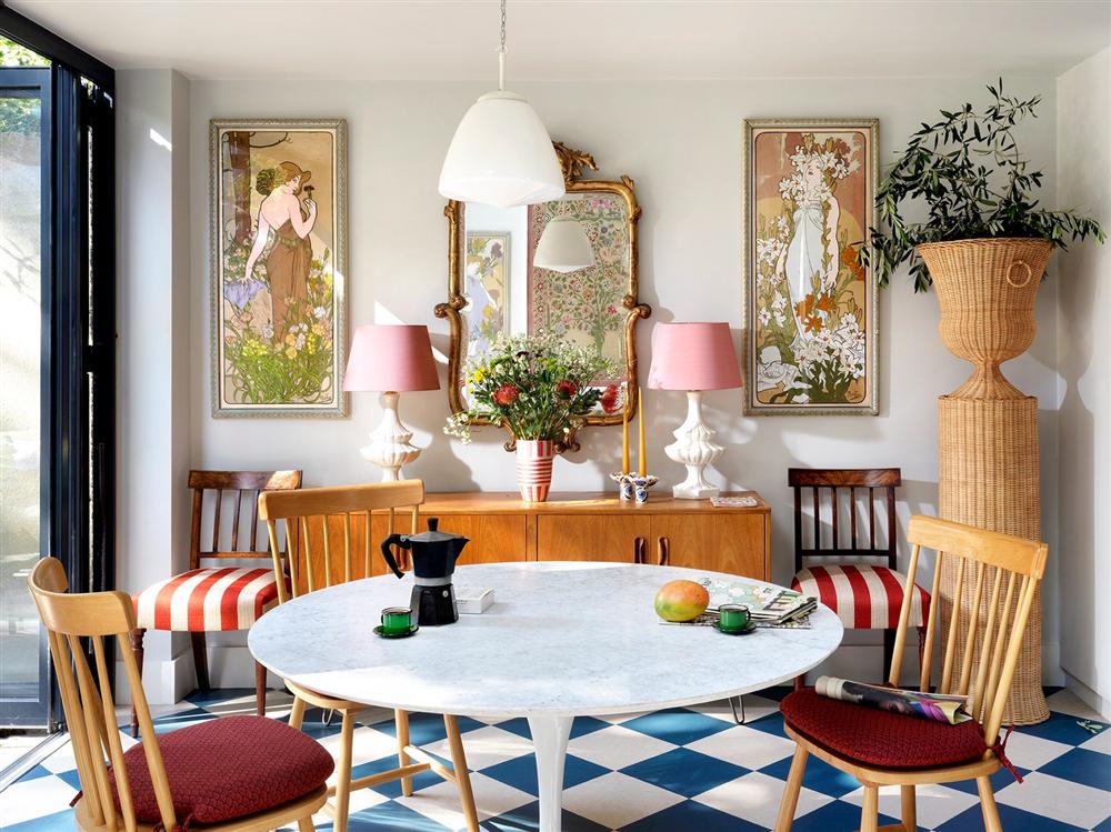 Nhà phố có không gian sống 3 trong 1 cực ấn tượng với decor màu ngập tràn sắc xuân-3