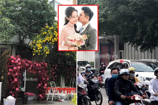 Primmy Trương sử dụng loại hoa cực lạ không có ở Việt Nam làm cổng hoa chuẩn bị cho hôn lễ ngày mai, nhưng tại nhà riêng của đại gia Phan Thành vẫn im lặng như tờ