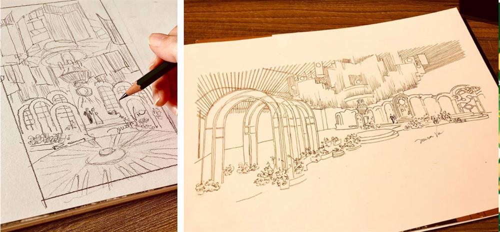 Hé lộ không gian tiệc cưới cả chục tỷ của thiếu gia Phan Thành: Sang chảnh, lấp lánh và ngập tràn hoa tươi-3