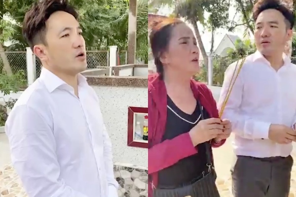 Dương Ngọc Thái về thăm mộ, nhận bé út nhà Vân Quang Long làm con nuôi-4