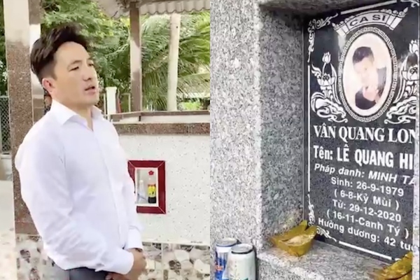 Dương Ngọc Thái về thăm mộ, nhận bé út nhà Vân Quang Long làm con nuôi-2