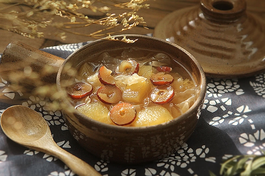 Nấu món chè này vô cùng dễ mà ăn thường xuyên thì da sáng căng mịn đến ngỡ ngàng-6