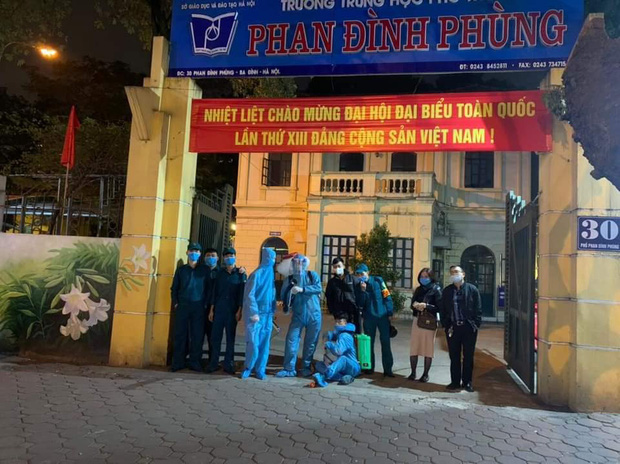 THPT Phan Đình Phùng Hà Nội cho toàn bộ trường nghỉ học vì 3 học sinh F1, F2-1