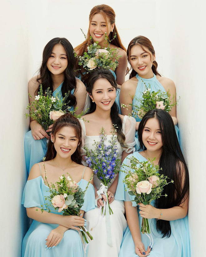 Dàn phù dâu toàn tiểu thư và Hoa hậu của Primmy Trương lộ diện, nhan sắc ai cũng rực rỡ mười phần-2