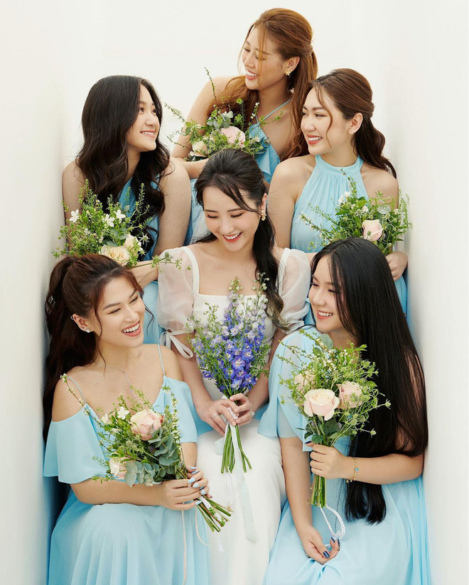 Dàn phù dâu toàn tiểu thư và Hoa hậu của Primmy Trương lộ diện, nhan sắc ai cũng rực rỡ mười phần-1