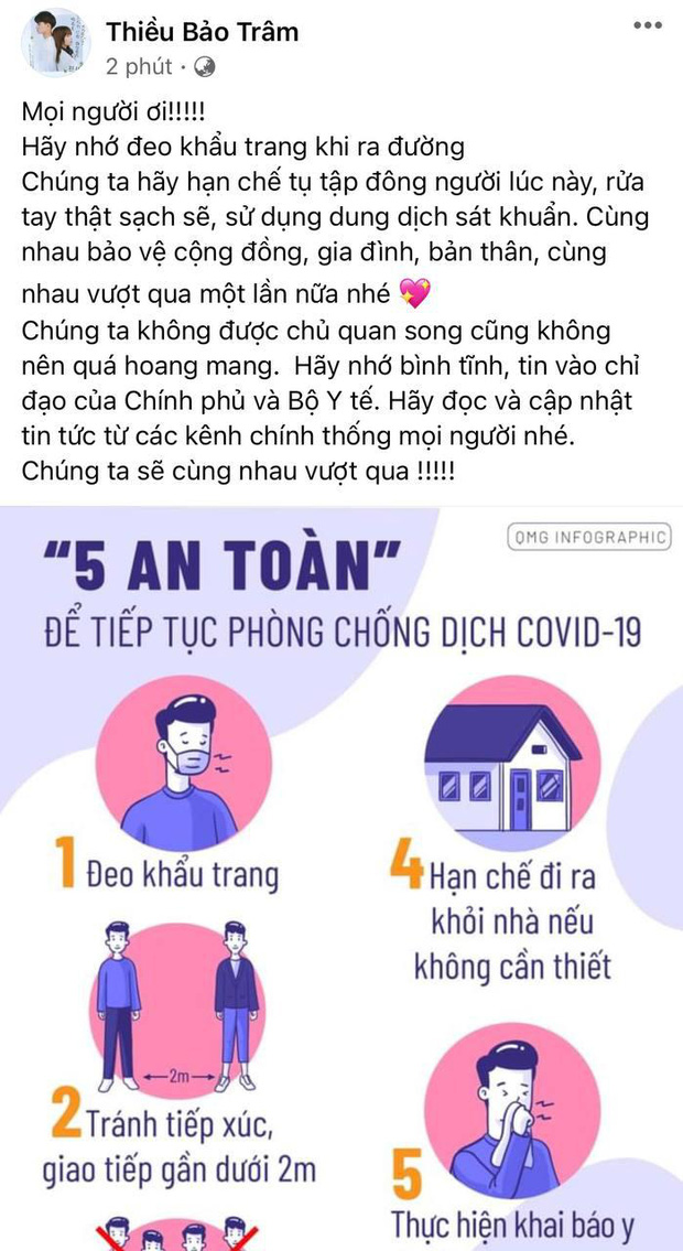 Cuối cùng Thiều Bảo Trâm đã có chia sẻ đầu tiên trên Facebook sau lùm xùm chia sẻ của Sơn Tùng và Hải Tú lộ thư tình?-1