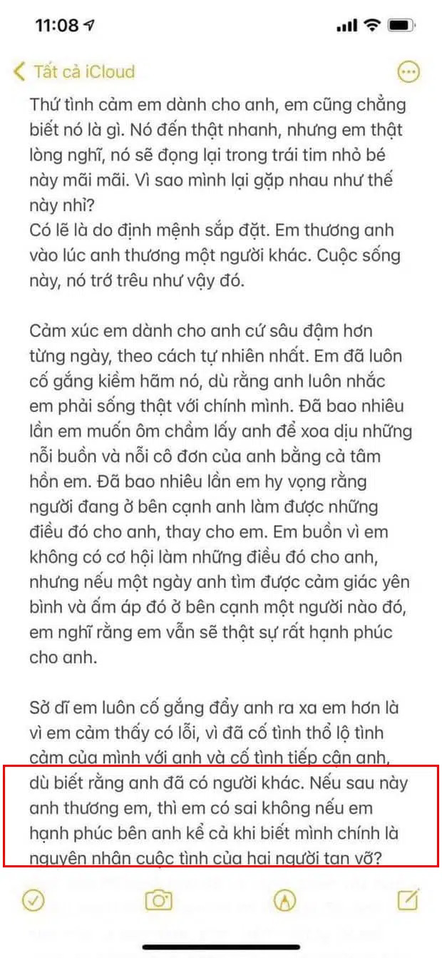 Bản full đoạn thư tình được cho là Hải Tú gửi Sơn Tùng-3