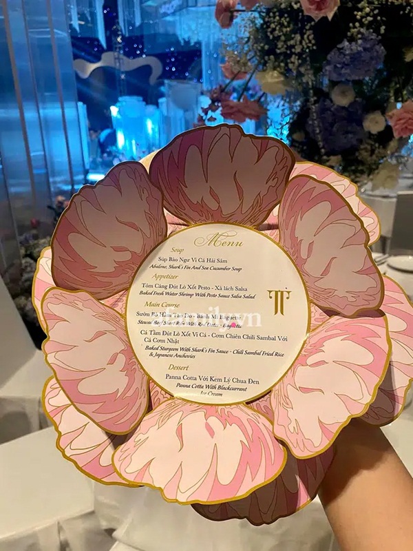 Lộ diện thực đơn siêu tinh tế trong đám cưới Phan Thành - Primmy Trương, nhìn thật sự choáng bởi toàn sơn hào hải vị-1
