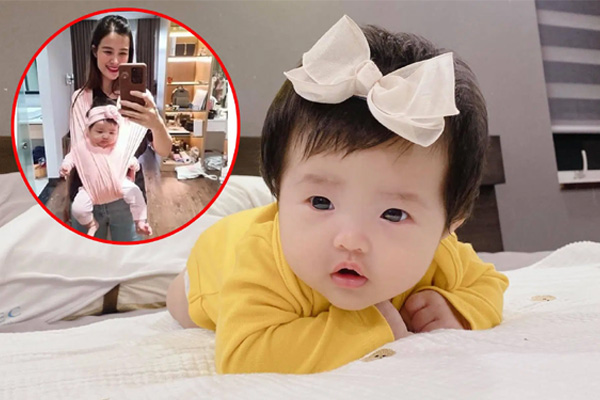 Con gái Đông Nhi gây thích thú với gương mặt không cảm xúc khi mẹ chúc mừng sinh nhật bố Ông Cao Thắng-4