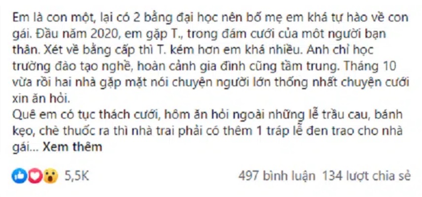 Nhà gái thách cưới 200 triệu, chú rể vẫn vui vẻ nhận lời nhưng đêm tân hôn nhìn mảnh giấy anh đặt đầu giường mà cô dâu nghẹn đắng-1