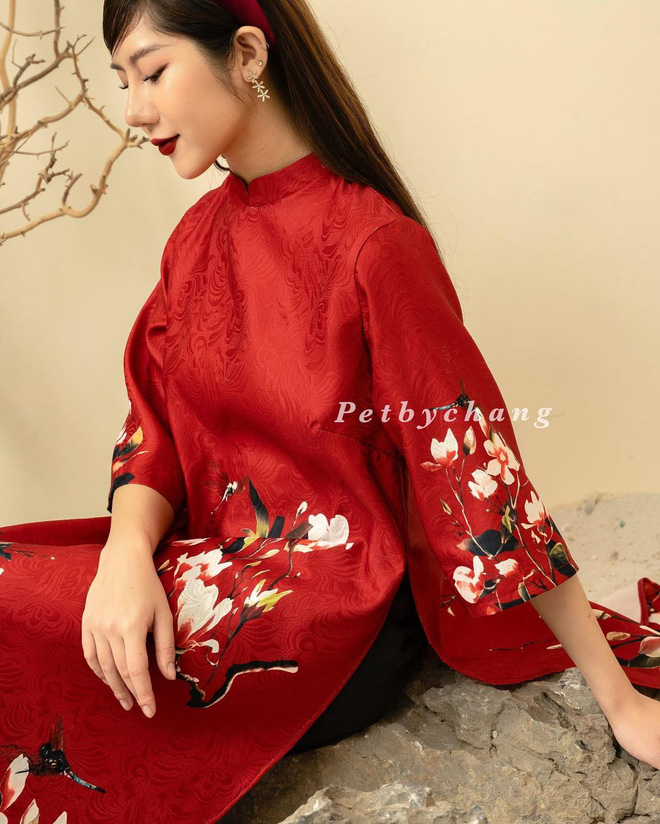 Sương sương đã có 4 trend áo dài hot hit của năm nay, update theo là đảm bảo bạn đủ xinh đẹp đón Tết-6