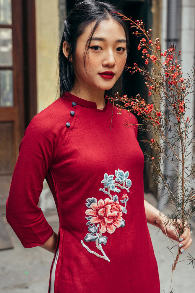 Sương sương đã có 4 trend áo dài hot hit của năm nay, update theo là đảm bảo bạn đủ xinh đẹp đón Tết-8