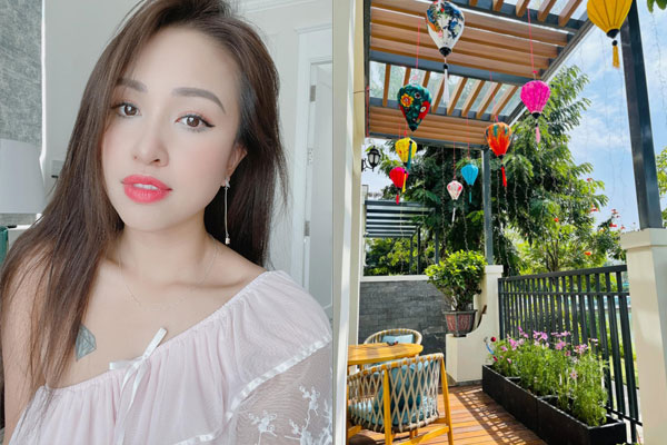 Cận cảnh khu vườn đẹp như mơ trong biệt thự ven sông của Lã Thanh Huyền, Tết dịch ngồi ở nhà ngắm hoa lá cũng vui-13