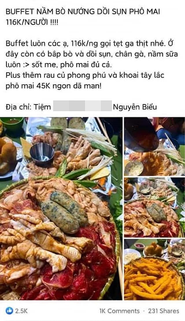 Đi ăn buffet nướng vỉa hè 116k/người, dù đặt bàn trước nhưng cô gái Hà Nội vẫn bị bắt ra vỉa hè ngồi cạnh xe rác, ra về còn bị chủ quán chửi sau lưng?-2