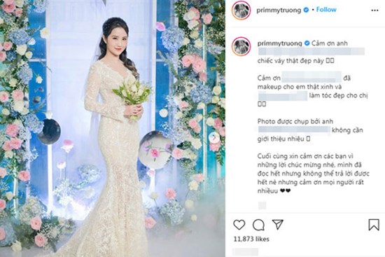 Chia sẻ gây chú ý của Xuân Thảo sau siêu đám cưới với Phan Thành