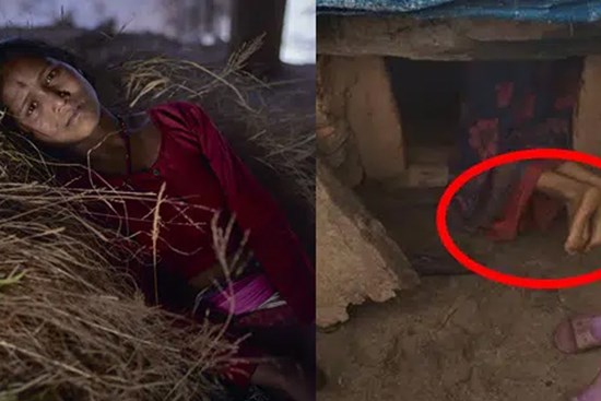 Loạt ảnh gây ám ảnh về túp lều kinh nguyệt được ví như