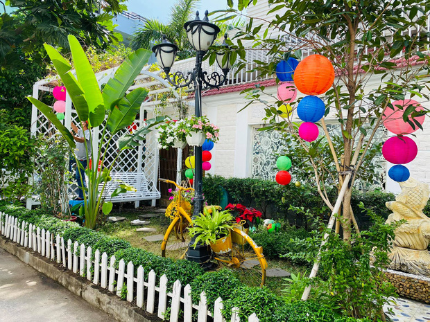 Lấy chồng đại gia, Vy Oanh ở biệt thự rộng 1400m2, mất hơn chục ngày để trang trí Tết lung linh, rực rỡ-2
