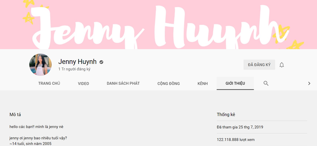 Jenny Huỳnh - Tiểu thư YouTuber sinh năm 2005 chính thức chạm mốc 1 triệu subscribers-1
