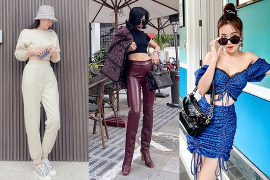 Lệ Quyên lộ 'bé mỡ' vì quần da - Đàm Thu Trang lấy lại eo thon nhỏ tí