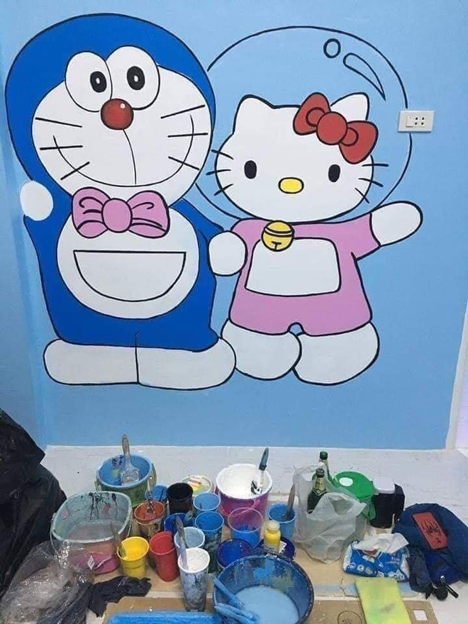 Căn nhà có gia chủ mê Doraemon khiến dân tình tranh cãi: Dễ thương hay nhố nhăng như cái vườn trẻ?-4
