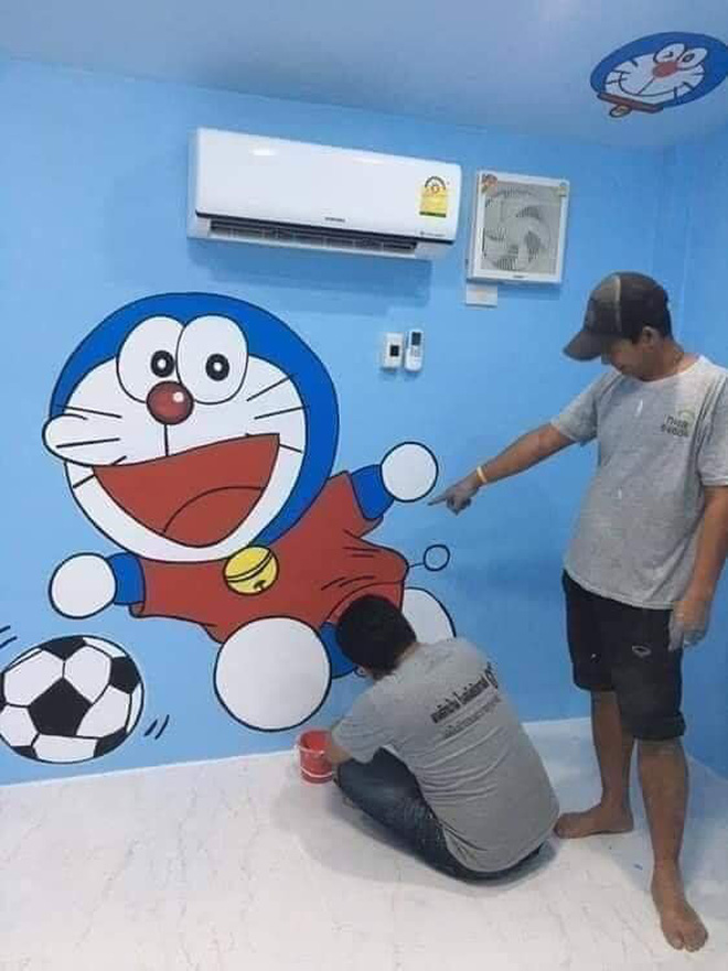 Căn nhà có gia chủ mê Doraemon khiến dân tình tranh cãi: Dễ thương hay nhố nhăng như cái vườn trẻ?-5
