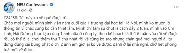Thanh niên năm đầu ăn Tết xa nhà vì đi thực tập trúng vùng dịch, team chọn ở lại Hà Nội đồng cảm vào điểm danh-1
