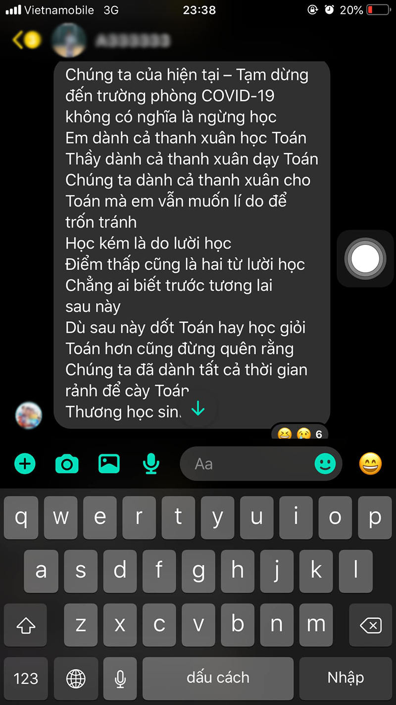 Thông báo nghỉ học cũng không quên bắt trend chúng ta của hiện tại, câu chốt cuối của thầy giáo khiến cả lớp rưng rưng-1