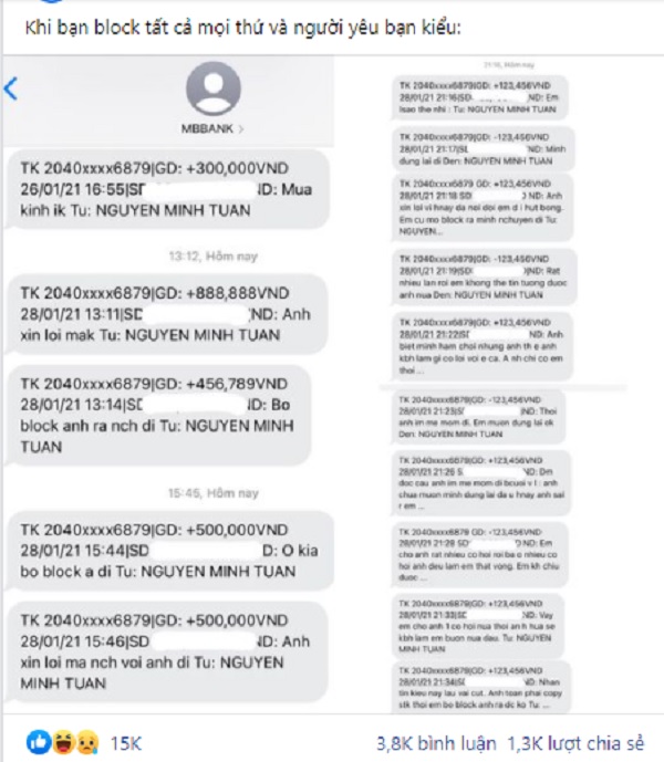 Bị người yêu chặn liên lạc, anh chàng 2k nghĩ ra chiêu làm hòa chuẩn phong cách đại gia-1