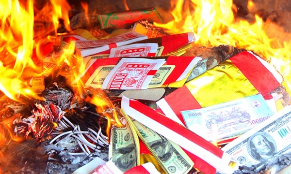 Mâm lễ cúng hoá vàng ngày Tết Nguyên đán Tân Sửu 2021 đảm bảo cát lành đưa tiễn gia tiên-5