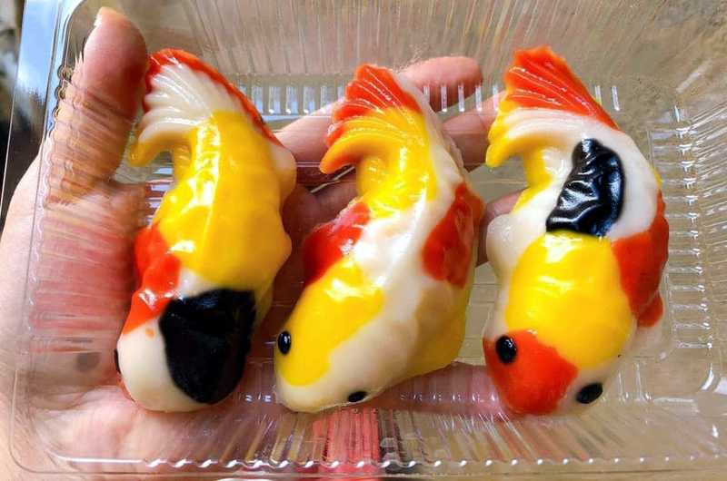 Xôi, cá ngũ sắc cấp đông cúng Tết ông Công ông Táo lên trời-1