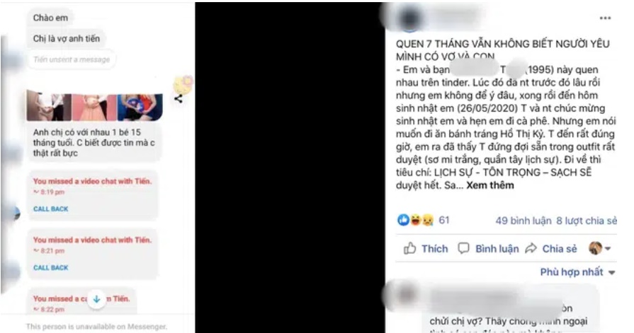 Yêu nhau 7 tháng, cô gái bị vợ của người yêu” gọi điện chửi bới, nhìn hình ảnh bụng bầu to của người phụ nữ cùng tuổi của em bé mà cô choáng váng!-1