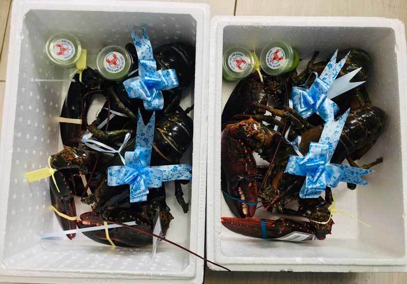 Tôm hùm, cua hoàng đế đóng hộp kính: Quà Tết trăm triệu, sếp biếu nhân viên ăn ngay-1