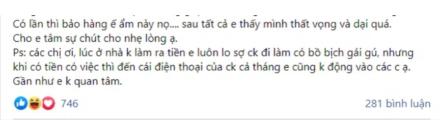 Từ cú điện thoại của chị dâu, vợ phát hiện điều chồng che giấu làm sau lưng mà mình không hề hay biết, dân mạng khuyên nói ngay trước khi quá muộn-1