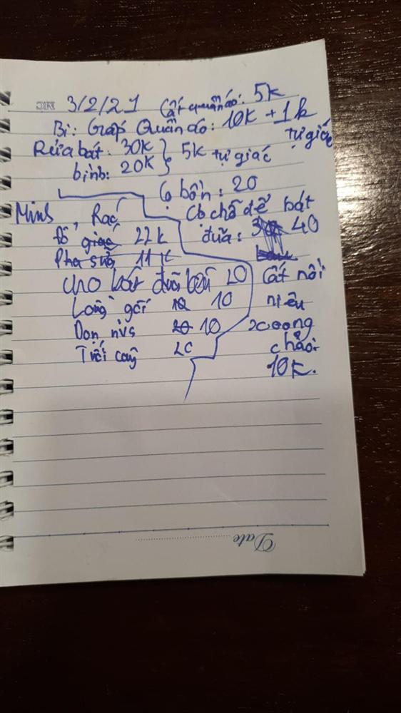 Bi Béo nhà Xuân Bắc làm việc phụ mẹ nhưng đòi tính công, xem tờ bill chi tiết từng tí mà chỉ biết cười ngất-1