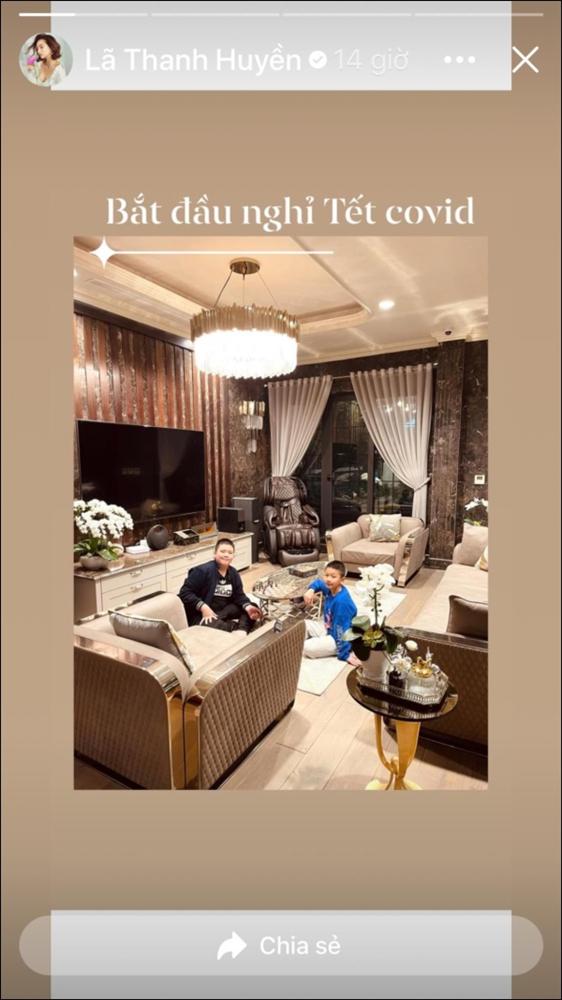 Sao Việt trang trí nhà cửa đón Tết: Lã Thanh Huyền 3 đời chơi lan Hồ Điệp, Thúy Hạnh thiết kế sân&nbsp;vườn đèn hoa lộng lẫy như nhà hàng Nhật-4