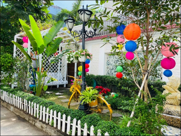 Sao Việt trang trí nhà cửa đón Tết: Lã Thanh Huyền 3 đời chơi lan Hồ Điệp, Thúy Hạnh thiết kế sân vườn đèn hoa lộng lẫy như nhà hàng Nhật-10