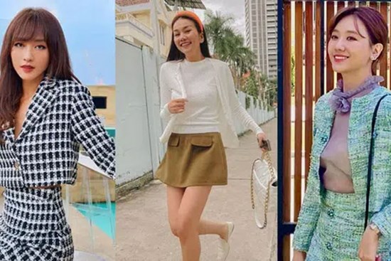 Học 11 cách diện chân váy ngắn của mỹ nhân Việt để Tết này thật trẻ xinh, vóc dáng luôn được hack cao hơn cả chục phân