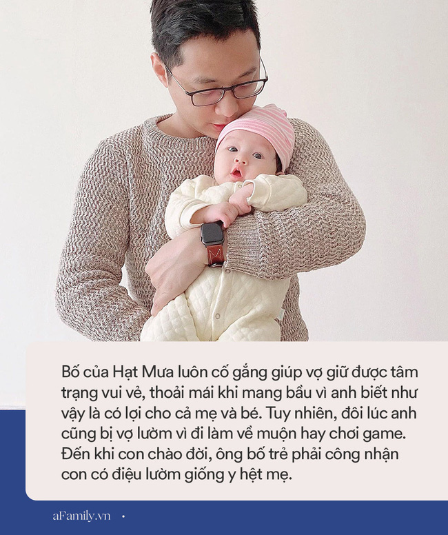 Chồng suốt ngày khiến vợ ngứa mắt” khi mang bầu, con vừa ra đời đã có điệu lườm nguýt y chang mẹ, các bố xem mà rút kinh nghiệm-12