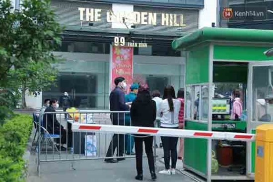 Trích xuất camera, BN 2009 ở CC Garden Hill (Hà Nội) không tự giác cách ly, 2 lần xuống tầng 1 chung cư gội đầu
