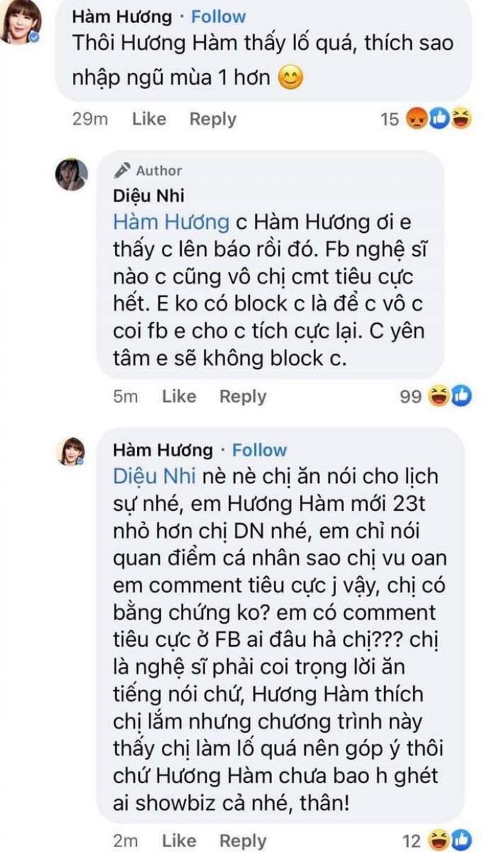 Bị thánh comment Hàm Hương mượn số điện thoại để tố cáo Diệu Nhi, Trang Trần tuyên bố sẽ truy tìm danh tính bằng được-1