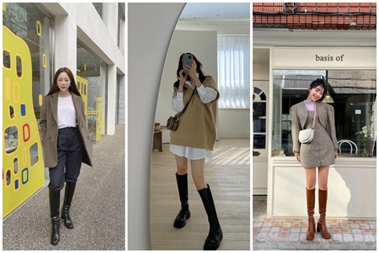 11 cách diện boots cao ngang gối được hội sành mặc mê nhất lúc này, update ngay để diện đẹp cả Tết