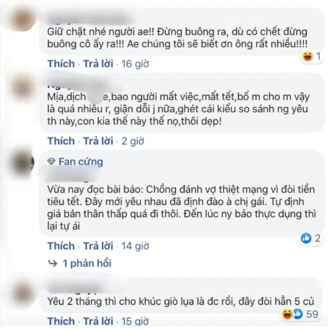 Xin” tiền ăn Tết, nhìn con số bạn trai đưa ra, cô gái bĩu môi chê ít, dân mạng ngao ngán thúc giục chàng trai bỏ gấp vì: Đừng biến mình thành cái mỏ”-2