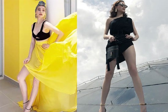 Style biến hóa khôn lường nhưng Hà Hồ bao năm cứ trung thành với một kiểu giày cao gót kéo chân vi diệu