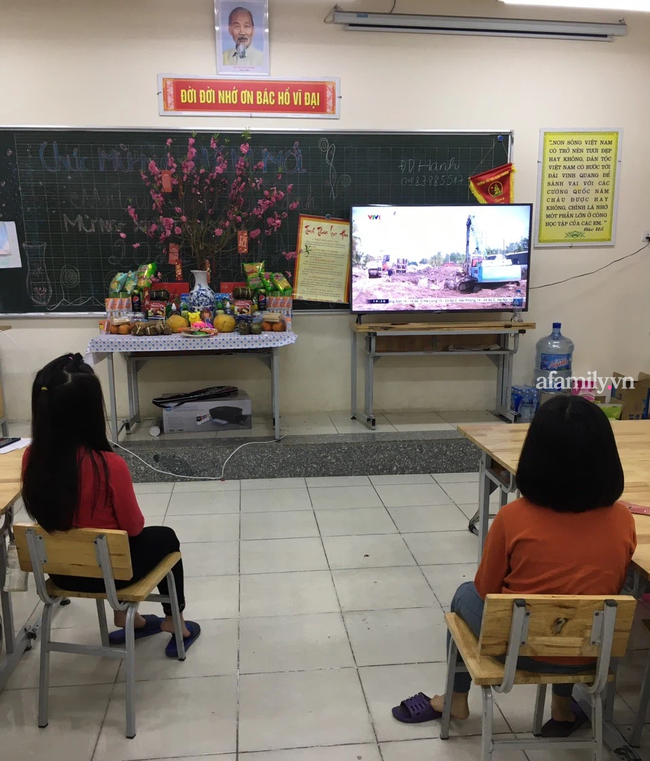 Không khí đón giao thừa tại trường tiểu học Xuân Phương, cái Tết đáng nhớ của thầy trò và phụ huynh trong khu cách ly-7